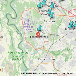 Mappa 21015 Lonate Pozzolo VA, Italia (7.01833)