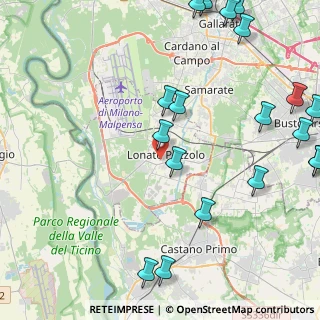 Mappa 21015 Lonate Pozzolo VA, Italia (6.1105)