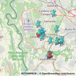 Mappa 21015 Lonate Pozzolo VA, Italia (3.62625)