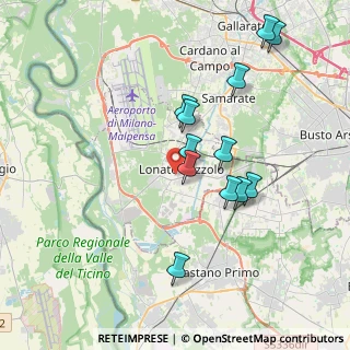 Mappa 21015 Lonate Pozzolo VA, Italia (3.5675)