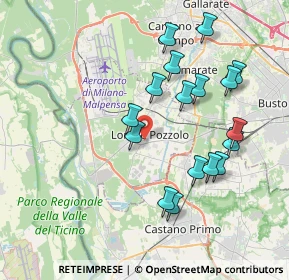 Mappa 21015 Lonate Pozzolo VA, Italia (3.75176)