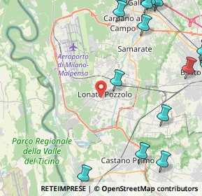 Mappa 21015 Lonate Pozzolo VA, Italia (6.9335)