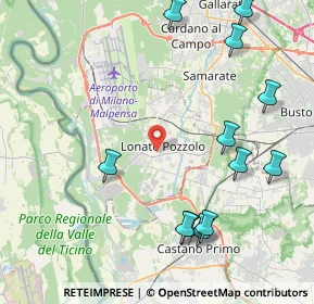 Mappa 21015 Lonate Pozzolo VA, Italia (5.04583)