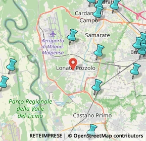 Mappa 21015 Lonate Pozzolo VA, Italia (6.7755)