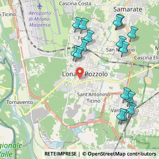 Mappa 21015 Lonate Pozzolo VA, Italia (2.545)