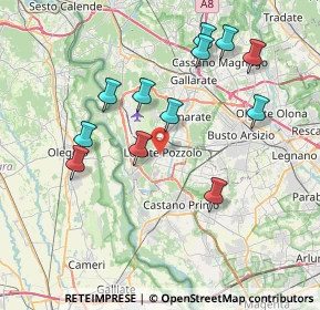 Mappa 21015 Lonate Pozzolo VA, Italia (7.57417)