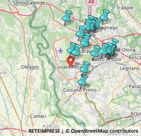 Mappa 21015 Lonate Pozzolo VA, Italia (6.972)