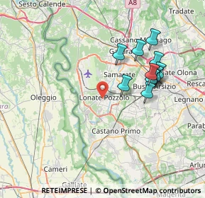 Mappa 21015 Lonate Pozzolo VA, Italia (7.08273)