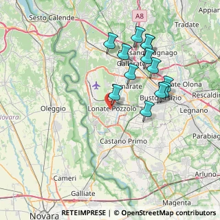 Mappa 21015 Lonate Pozzolo VA, Italia (7.42077)