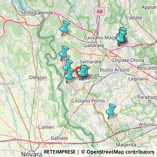Mappa 21015 Lonate Pozzolo VA, Italia (7.17545)
