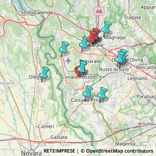 Mappa 21015 Lonate Pozzolo VA, Italia (6.86533)