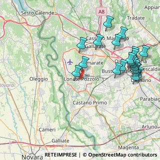 Mappa 21015 Lonate Pozzolo VA, Italia (9.5575)