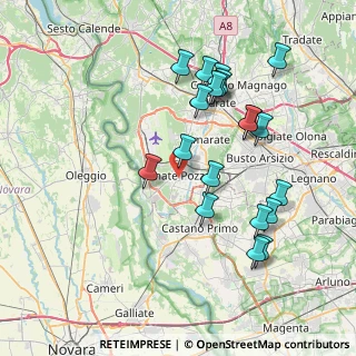 Mappa 21015 Lonate Pozzolo VA, Italia (7.77)