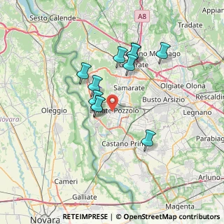 Mappa 21015 Lonate Pozzolo VA, Italia (5.88727)