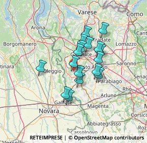 Mappa 21015 Lonate Pozzolo VA, Italia (9.96235)