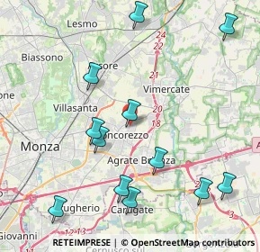 Mappa Via Alessandro Volta, 20049 Concorezzo MB, Italia (4.665)