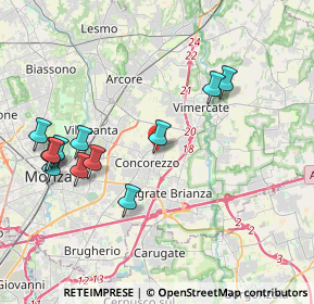 Mappa Via Alessandro Volta, 20049 Concorezzo MB, Italia (4.265)