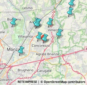 Mappa Via Alessandro Volta, 20049 Concorezzo MB, Italia (3.66727)