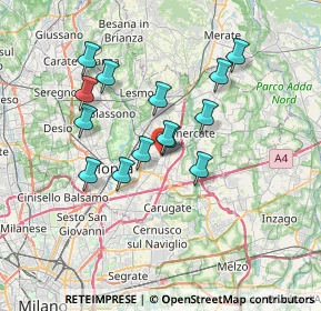 Mappa Via Garibaldi Giuseppe, 20863 Concorezzo MB, Italia (5.93429)