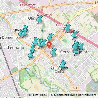 Mappa Via Gian Lorenzo Bernini, 20023 Cerro Maggiore MI, Italia (0.952)