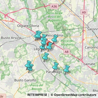 Mappa Via Gian Lorenzo Bernini, 20023 Cerro Maggiore MI, Italia (2.835)