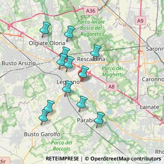 Mappa Via Gian Lorenzo Bernini, 20023 Cerro Maggiore MI, Italia (3.5575)