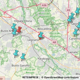 Mappa Via Gian Lorenzo Bernini, 20023 Cerro Maggiore MI, Italia (6.30909)