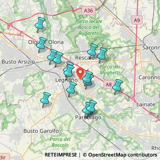 Mappa Via Gian Lorenzo Bernini, 20023 Cerro Maggiore MI, Italia (3.26938)
