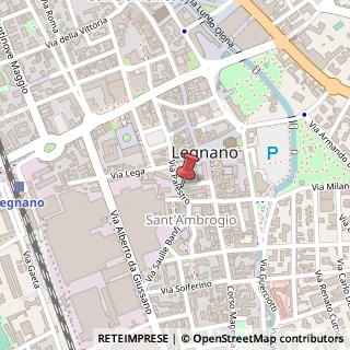 Mappa Via XXV Aprile, 18, 20025 Legnano, Milano (Lombardia)