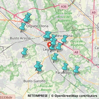 Mappa Via Felice Cavallotti, 20025 Legnano MI, Italia (3.39625)