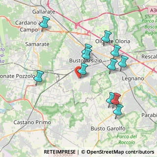Mappa Via Luigi Settembrini, 21052 Busto Arsizio VA, Italia (3.96667)