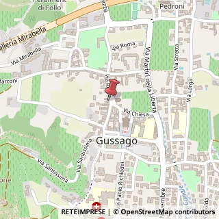 Mappa Piazza San Lorenzo, 6, 25064 Gussago, Brescia (Lombardia)