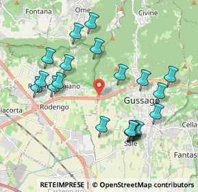 Mappa Via Mariola, 25064 Rodengo-Saiano BS, Italia (2.0395)