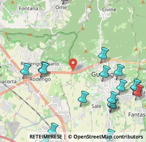 Mappa Via Mariola, 25064 Rodengo-Saiano BS, Italia (2.981)