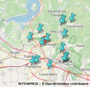 Mappa Via Mariola, 25064 Rodengo-Saiano BS, Italia (7.054)