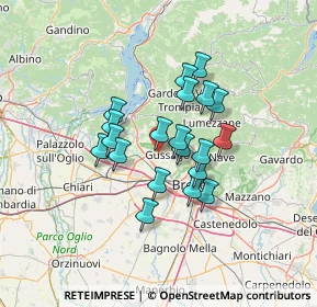Mappa Via Mariola, 25064 Rodengo-Saiano BS, Italia (10.0725)