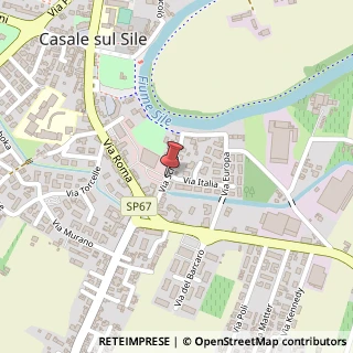 Mappa Via scheo 24, 31032 Casale sul Sile, Treviso (Veneto)