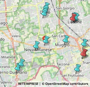 Mappa Via Federico Confalonieri, 20834 Nova Milanese MB, Italia (2.65938)