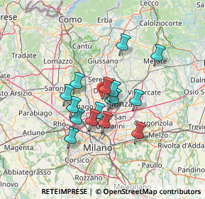 Mappa Via Federico Confalonieri, 20834 Nova Milanese MB, Italia (10.11875)