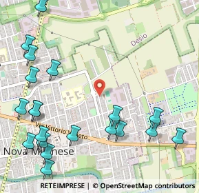 Mappa Via Federico Confalonieri, 20834 Nova Milanese MB, Italia (0.712)