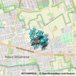 Mappa Via Federico Confalonieri, 20834 Nova Milanese MB, Italia (0.21071)