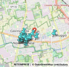 Mappa Via Federico Confalonieri, 20834 Nova Milanese MB, Italia (0.779)