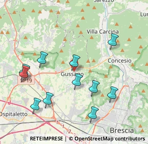 Mappa Via Chiesa, 25064 Gussago BS, Italia (4.17364)
