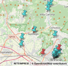 Mappa Via Chiesa, 25064 Gussago BS, Italia (6.0345)