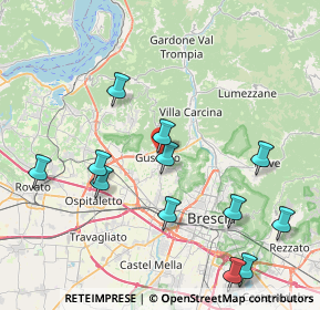 Mappa Via Chiesa, 25064 Gussago BS, Italia (8.885)