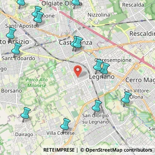 Mappa Via Don Luigi Castelli, 20025 Legnano MI, Italia (2.98571)