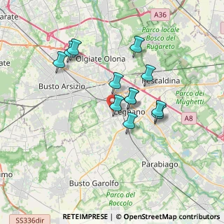 Mappa Via Don Luigi Castelli, 20025 Legnano MI, Italia (2.97583)