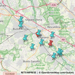 Mappa Via Don Luigi Castelli, 20025 Legnano MI, Italia (4.02455)