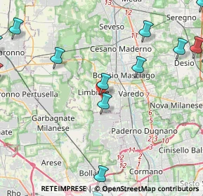 Mappa Viale Lombardia, 20051 Limbiate MB, Italia (6.31267)