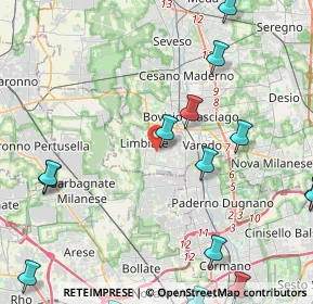 Mappa Viale Lombardia, 20051 Limbiate MB, Italia (6.38353)